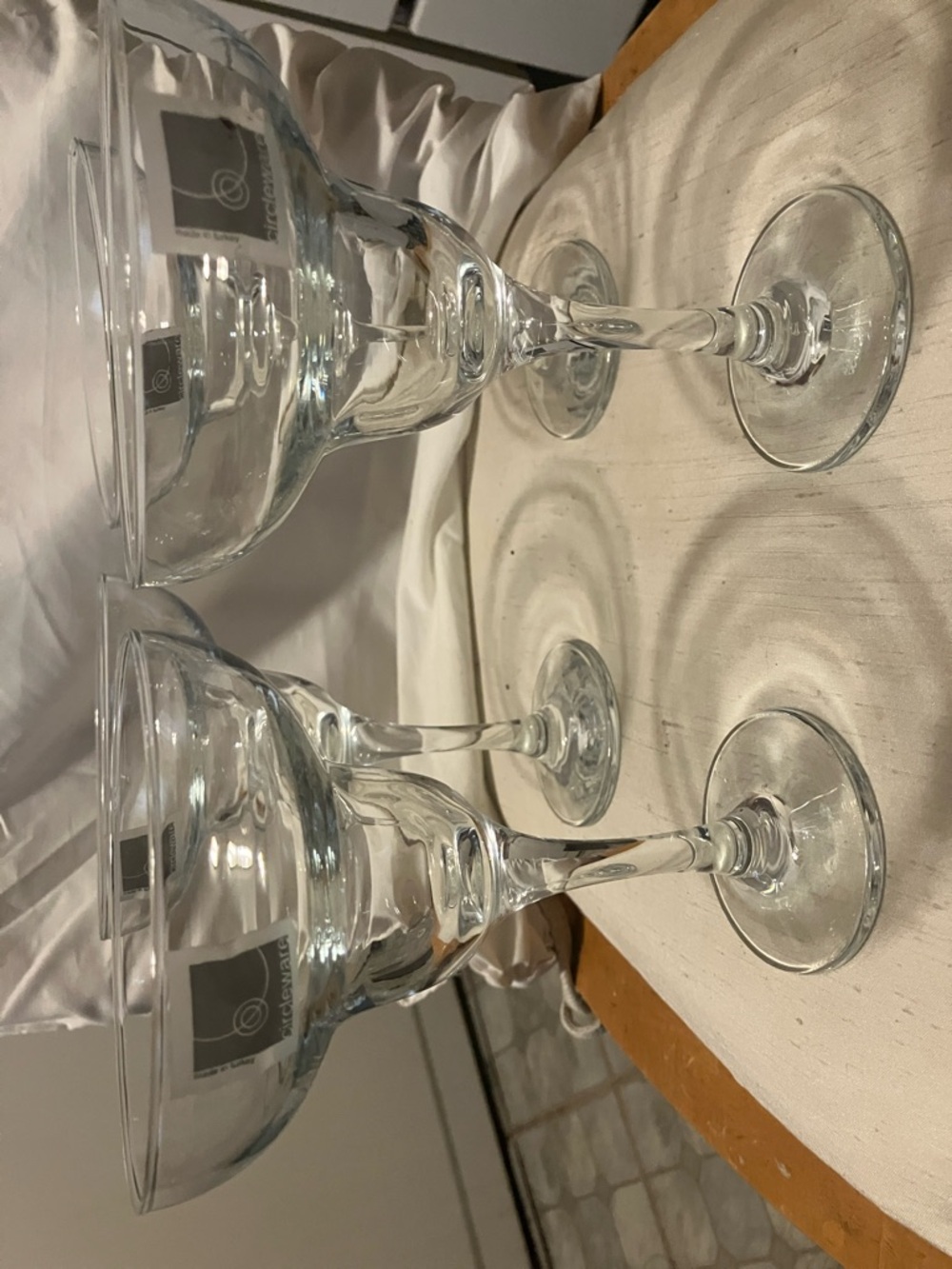 New.  Set of 4 beautiful margaritas- daiquiri glasses from Circle Wears , Turkey